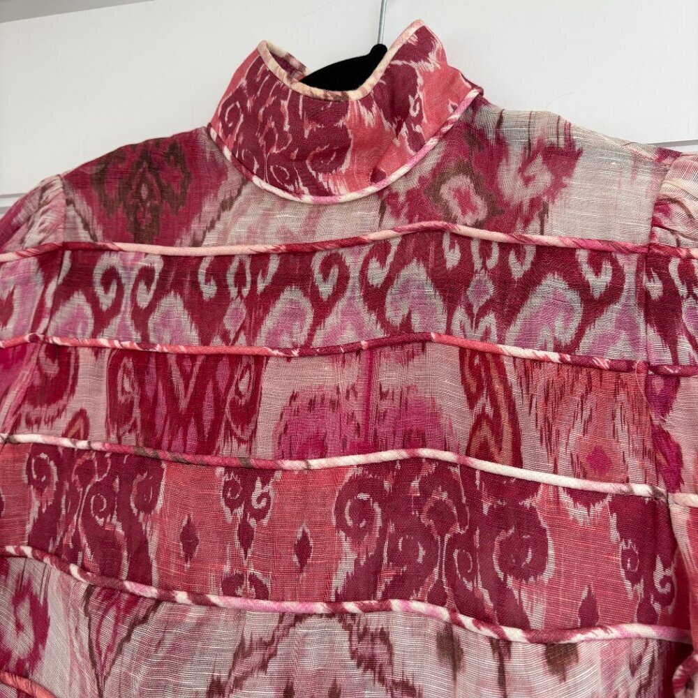 Zimmermann Alchemy Pink Paisley Mini Dress Runway - Picture 4 of 10